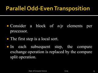 Parallel sorting | PPTX