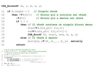 Parallel Sparse Matrix Vector Multiplication Using CSB | PPT