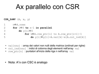 Parallel Sparse Matrix Vector Multiplication Using CSB | PPT