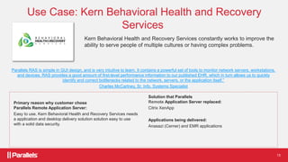 Parallels RAS - Application Virtualization & VDI Solution | PPTX