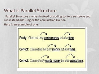 Parallel structure | PPT