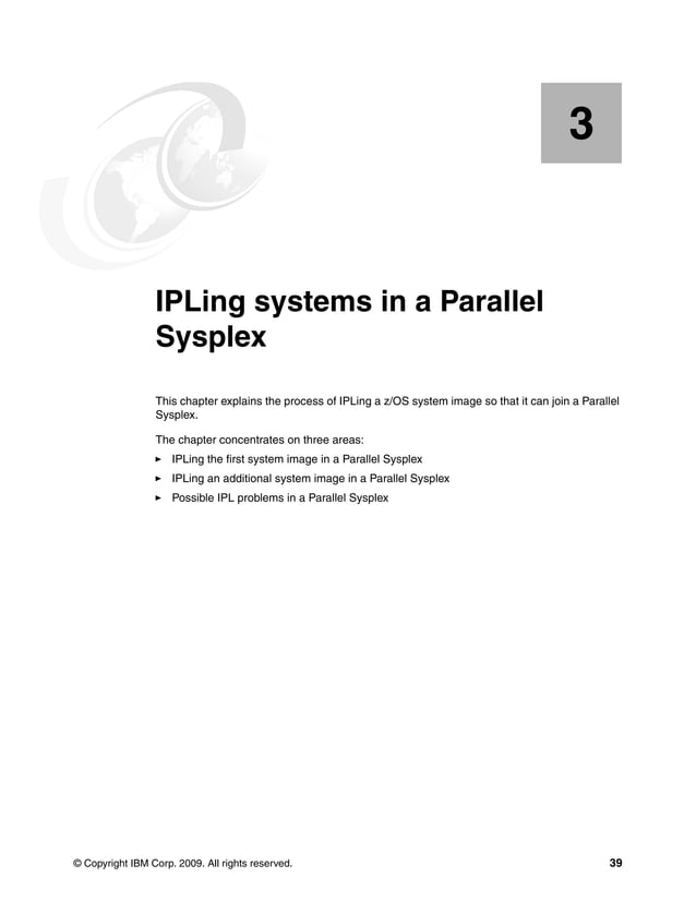 Parallel sysplex