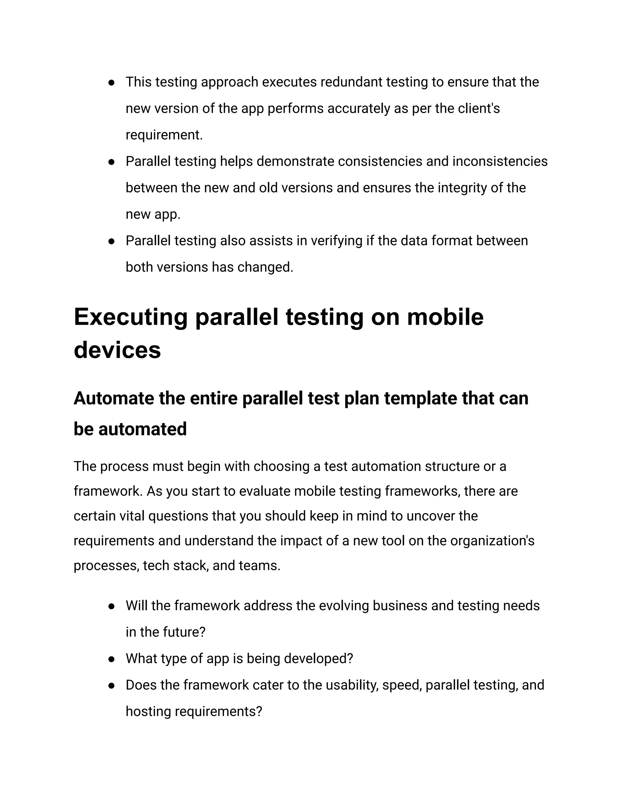 Parallel Testing A Comprehensive Guide Pdf