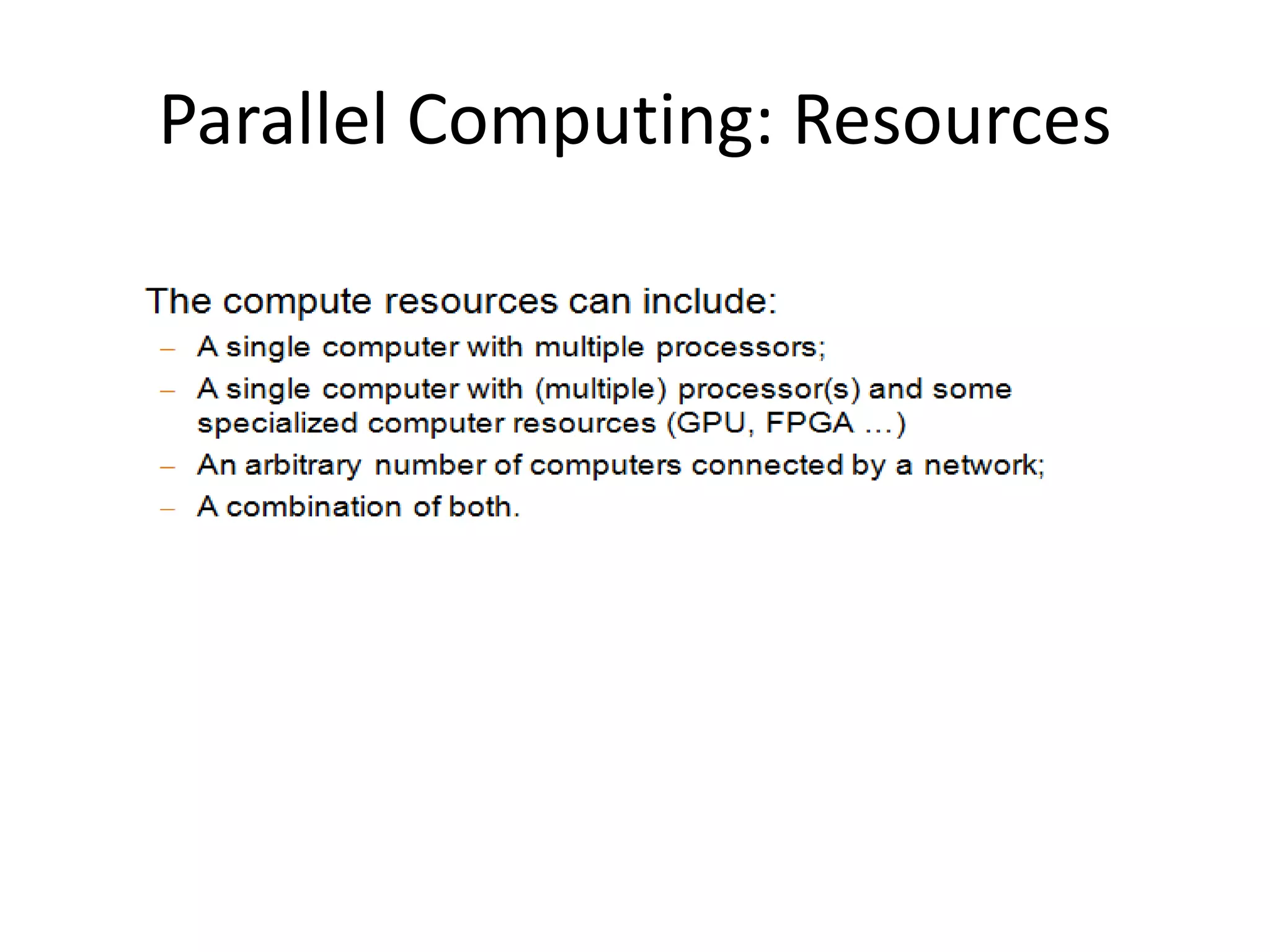 Parallel Computing | PPT