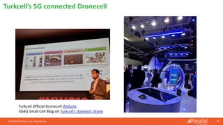 Parallel Wireless, Inc. Proprietary 32
Turkcell’s 5G connected Dronecell
Turkcell Official Dronecell Website
3G4G Small Cell Blog on Turkcell’s domestic drone
 