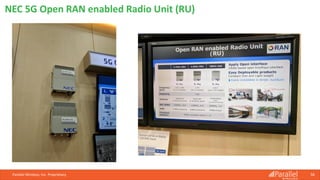 Parallel Wireless, Inc. Proprietary 58
NEC 5G Open RAN enabled Radio Unit (RU)
 