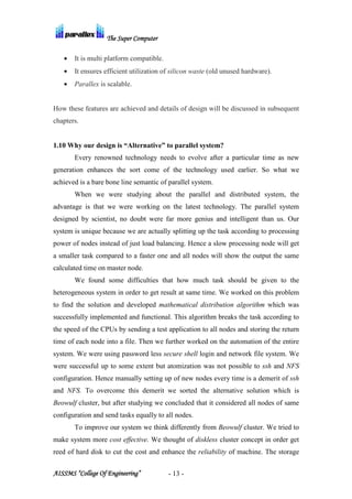 Parallex - The Supercomputer | PDF