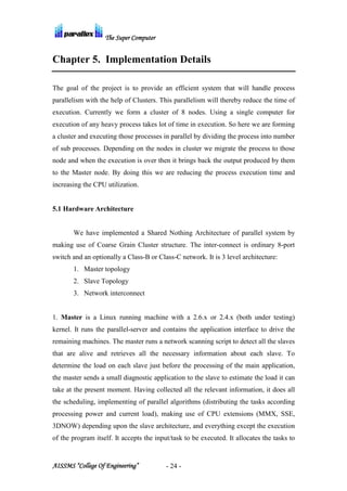 Parallex - The Supercomputer | PDF