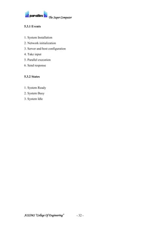 Parallex - The Supercomputer | PDF