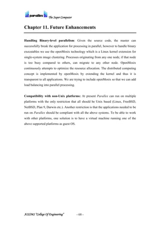 Parallex - The Supercomputer | PDF