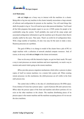 Parallex - The Supercomputer | PDF