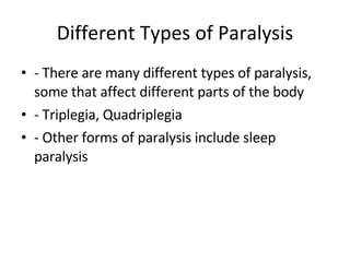 Paralysis Powr Pointold Version | PPT