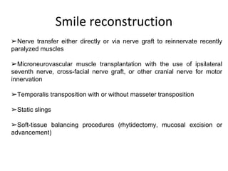 Paralysis of facial nerve | PPTX