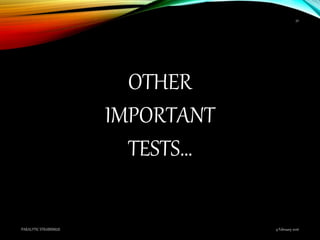 OTHER
IMPORTANT
TESTS…
9 February 2016PARALYTIC STRABISMUS
52
 