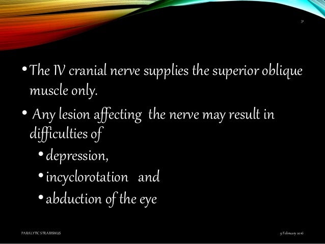 paralytic strabismus