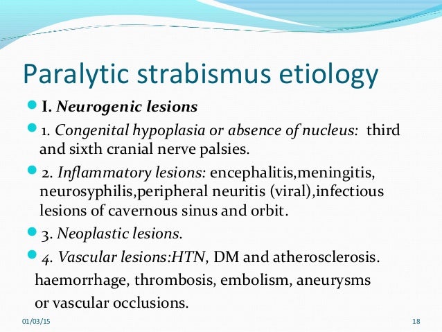 paralytic strabismus