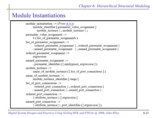 Hierarchical Structural Modeling in Verilog HDL for Digital System ...
