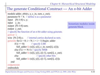 Hierarchical Structural Modeling in Verilog HDL for Digital System ...