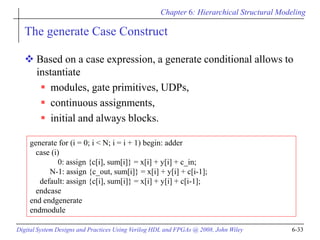 Hierarchical Structural Modeling in Verilog HDL for Digital System ...