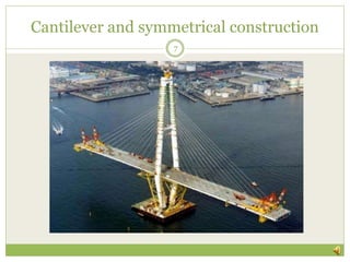Cantilever and symmetrical construction
7
 