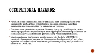 Paramedical Risk Paramedic.pptx for the students and paramedics | PPTX