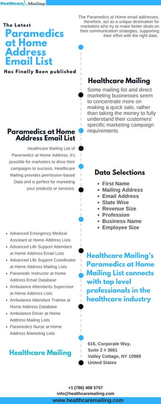 Paramedics at home address email list