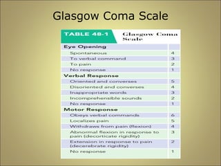 Glasgow Coma Scale 
 