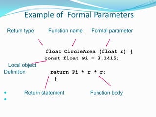 Parameter passing to_functions_in_c | PPT