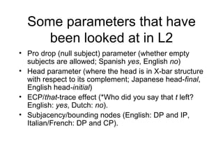 Parameter setting | PPT