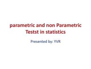 parametric and non Parametric Testst in statistics (1).PDF