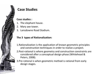 Geometric Rationalisation Parametric design | PPT