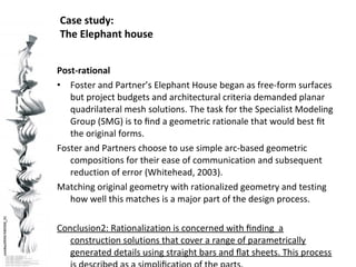 Geometric Rationalisation Parametric design | PPT