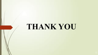 THANK YOU
12
 
