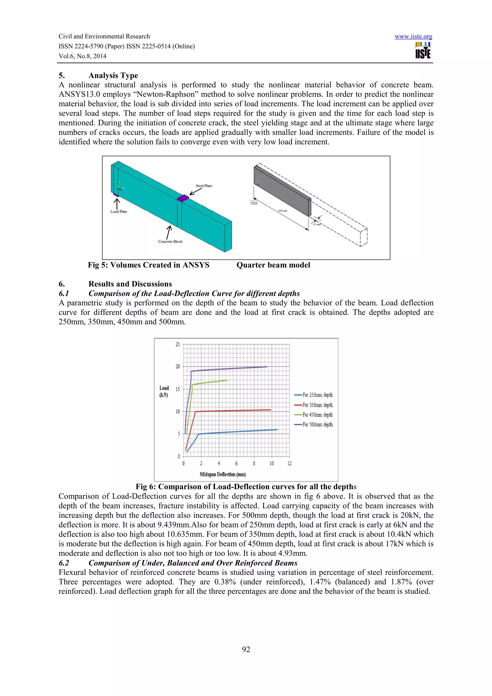 Parametric study on reinforced concrete beam | PDF