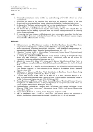 Parametric study on reinforced concrete beam | PDF