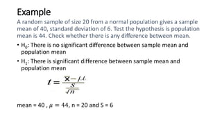 Parametric test - t Test, ANOVA, ANCOVA, MANOVA | PPTX