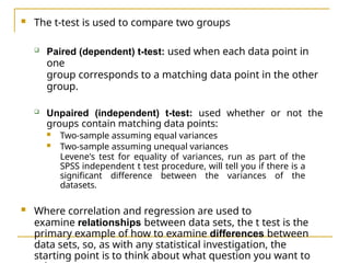 Parametric Tests_ in Epidemiology and Biostatistics.pptx