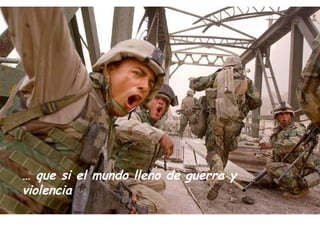 En un mundo enfermo  de odio, violencia, muerte, mediocridad, y ambiciones desmedidas, debemos refugiarnos mas que nunca en aquellas cosas que nos reconfortan el espíritu. …  que si el mundo lleno de guerra y violencia 