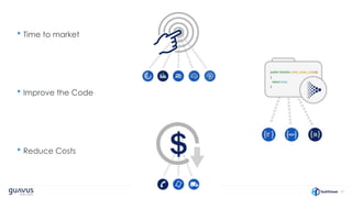51
• Time to market
• Improve the Code
• Reduce Costs
 