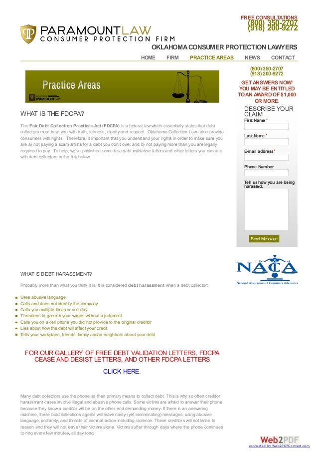 Debt Collection Laws In Oklahoma