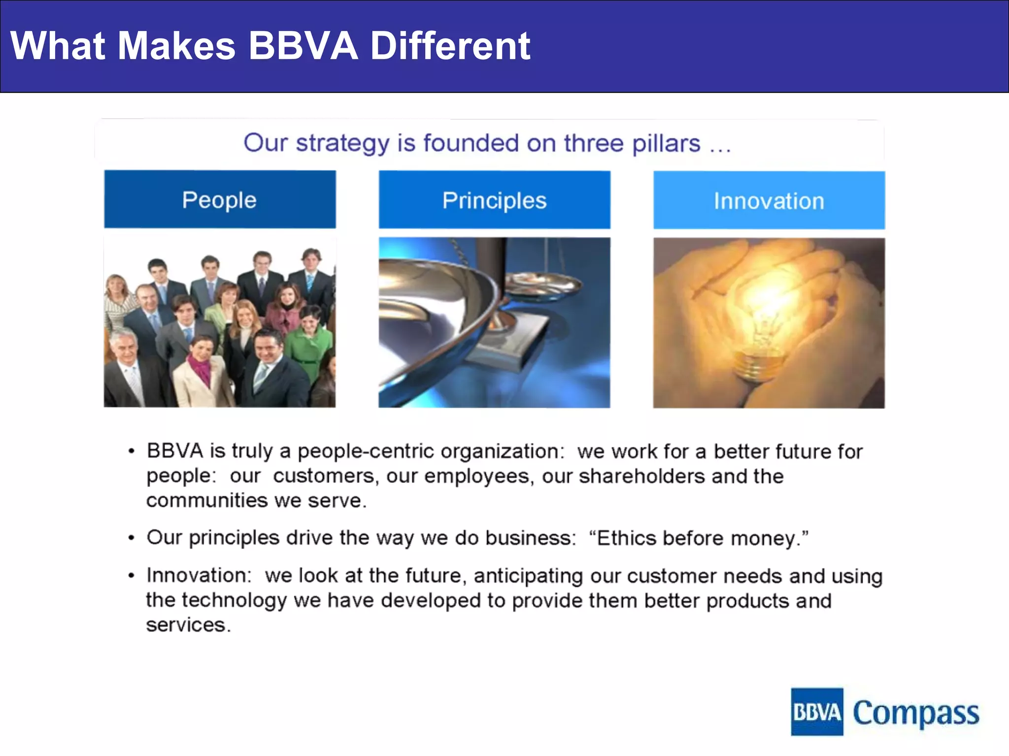 What Makes BBVA Different 