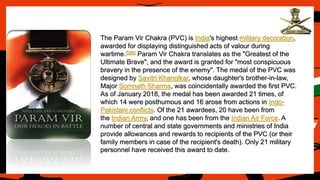 PARAM VIR CHAKRA AWARDEES IN KARGIL WAR | PPTX