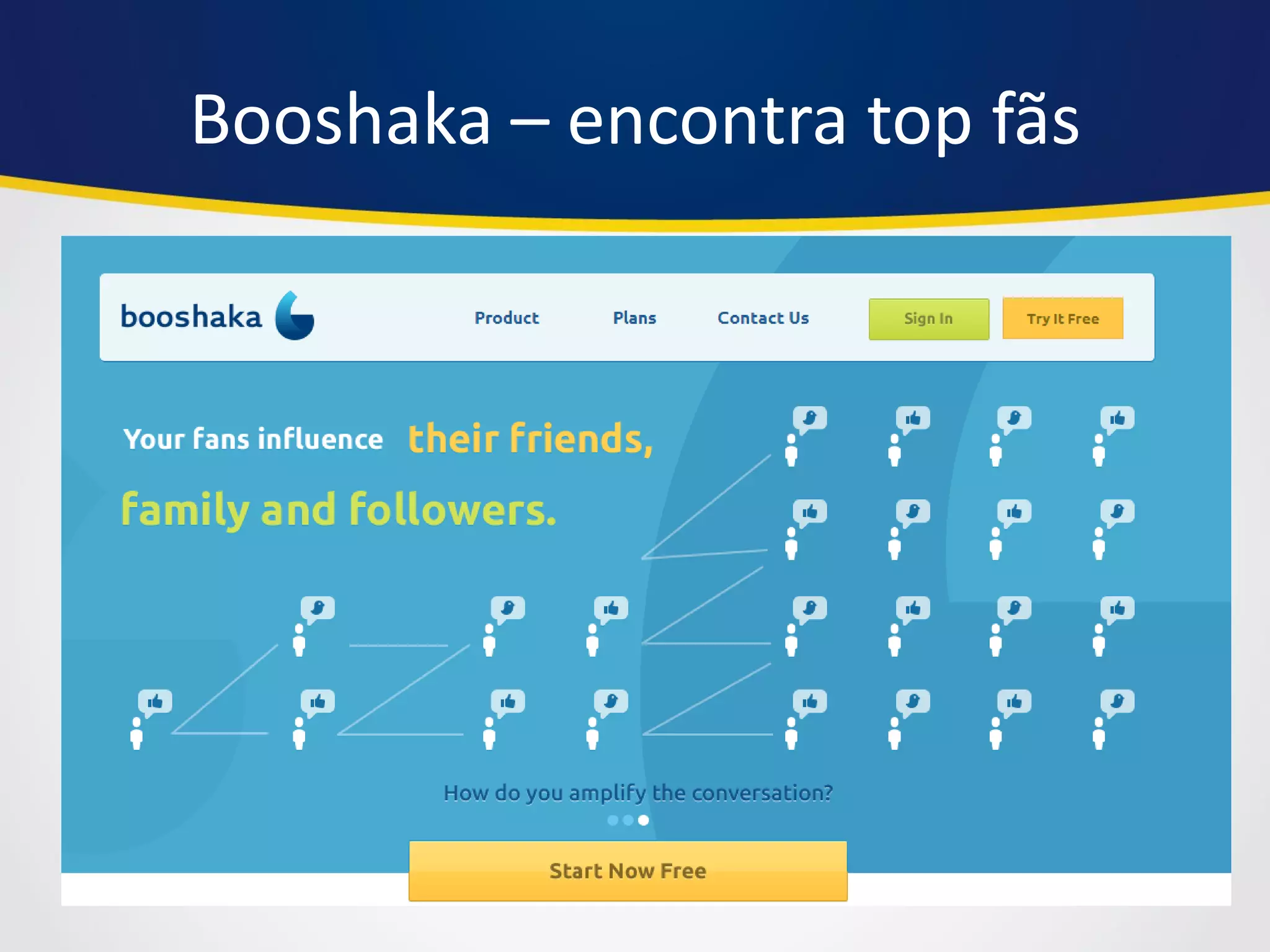 Booshaka – encontra top fãs 
 