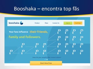 Booshaka – encontra top fãs 
 