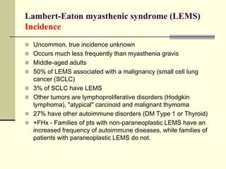 Paraneoplastic syndromes CNS manifestations | PPT