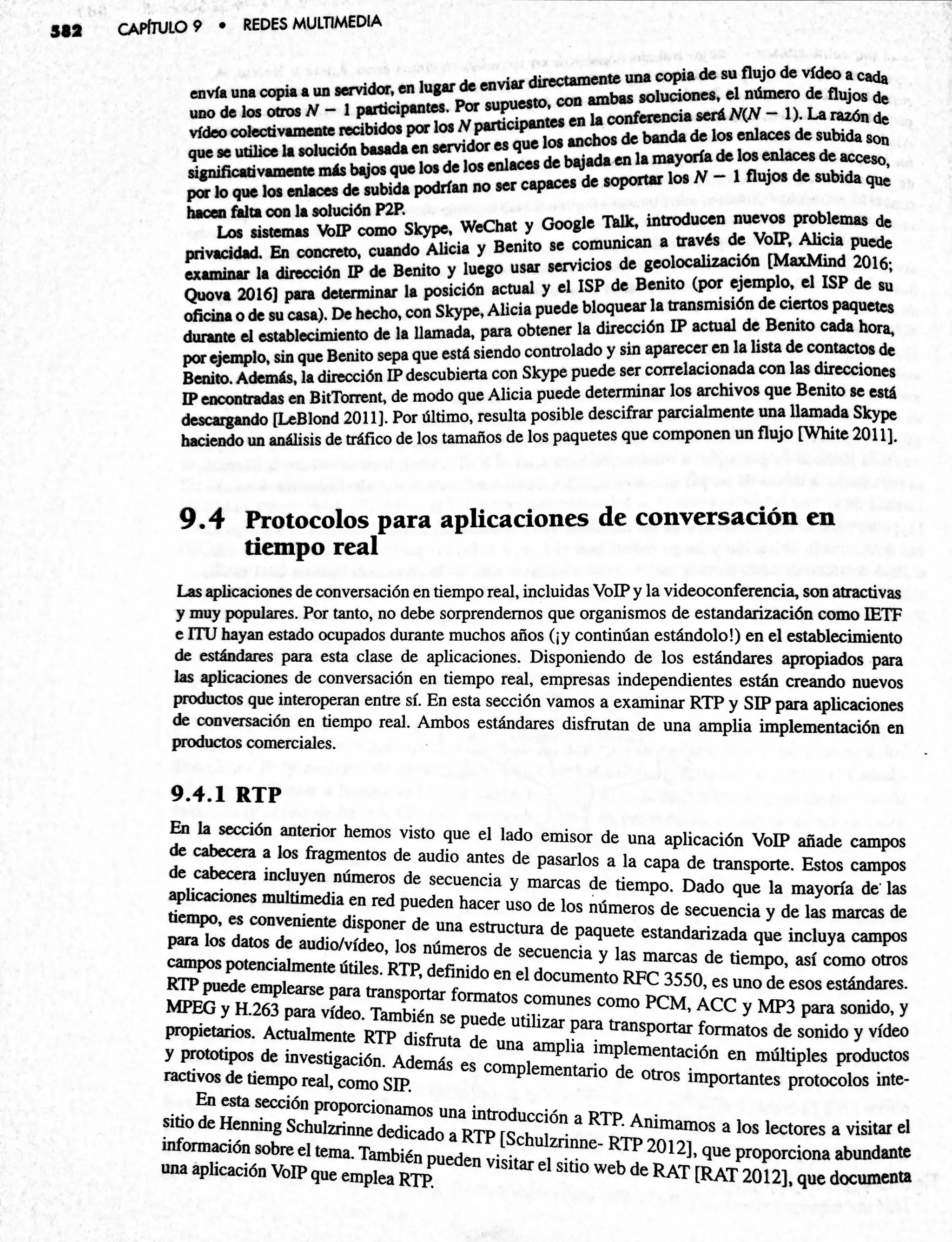 Redes de Computadores: Un enfoque descendente 7.° Edición - Capítulo 9
