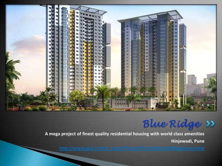 Paranjape Blue Ridge Residential Projects Hinjewadi Apartments in Pune
