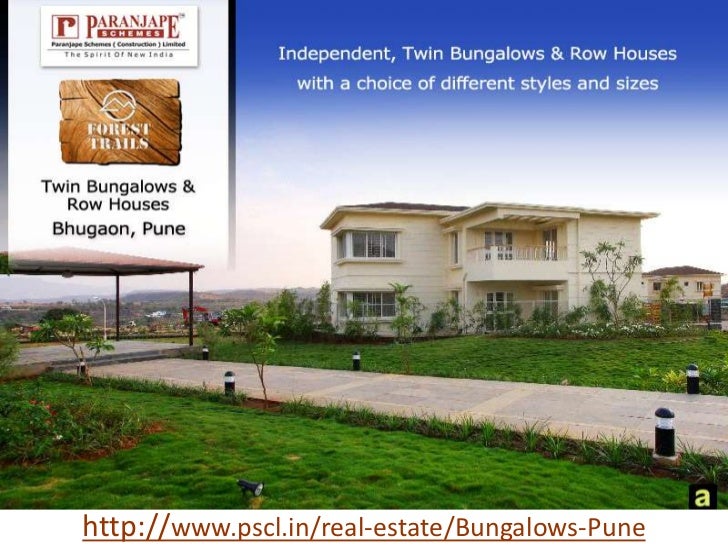 Paranjape Schemes Forest Trails Premium Luxury Bungalows in Bhugaon