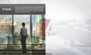 Paranjape Schemes Construction Limited is one of the leading real estate companies in the country that truly reflects
the spirit of new India - the ‘Can do’ spirit that says no to compromise and settles for nothing but the world’s best. As
an extension of this core philosophy, the company has launched two prestigious townships - Blue Ridge, a 130 acre
integrated township in Hinjewadi, Pune and Forest Trails, a 180 acre spectacular township on Paud Road, Pune.
Besides, providing world class homes and creating contemporary lifestyles, the company is also engaged in building
state-of-the-art SEZs, Malls, Multiplexes, Star Hotels, Schools, Hospitals, Commercial Spaces, etc. Over 25000 happy
customers in over 150 completed projects during the last 25 years are a true testimony to the ultimate bond of trust
that Paranjape Schemes enjoys with generations of customers.
www.Zricks.com
 