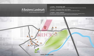 ABusinessLandmarkWhen it comes to location, few if any in Pune can match the sheer brilliance of XION!
We offer you THREE things that matter most in business:
Infosys
Cognizant
Technologies
Hotel
Lemon Tree
Symbiosis
Infotech
Finolex Group
Mercedes - Benz
Intl School
Symbiosis
Infotech Hostel
Hinjewadi Road
Hinjewadi Road
Wakad Road
MumbaiPuneBypassRoad
MulaRiver
Tata
Technologies
Compulink
Proposed
D.P.Road
WIPRO
Shivaji
Chowk
ITParkPhaseIRoad
Persistent Group
Courtyard
Marriot
KIVA Terminus
Smart
Inn
MumbaiPuneBypassRoad
XION Location Map
• Location – Strategically viable
XION stands proudly at the entrance to Hinjewadi Phase I. It is just off the Mumbai Bangalore by-pass and so close to the Expressway.
• Location – Convenience like never before
Only a few metres after the Wakad flyover and at just 5 minutes’ distance from the affluent Baner and Aundh.
• Location – Luxury redefined
Xion is right next to the already functioning high-end hospitality destination, the Courtyard by Marriott. Additionally it will house
the soon-to-be-unveiled Taj Gateway and Esquare Multiplex. It’s going to be the hub of all things vibrant!
www.Zricks.com
 